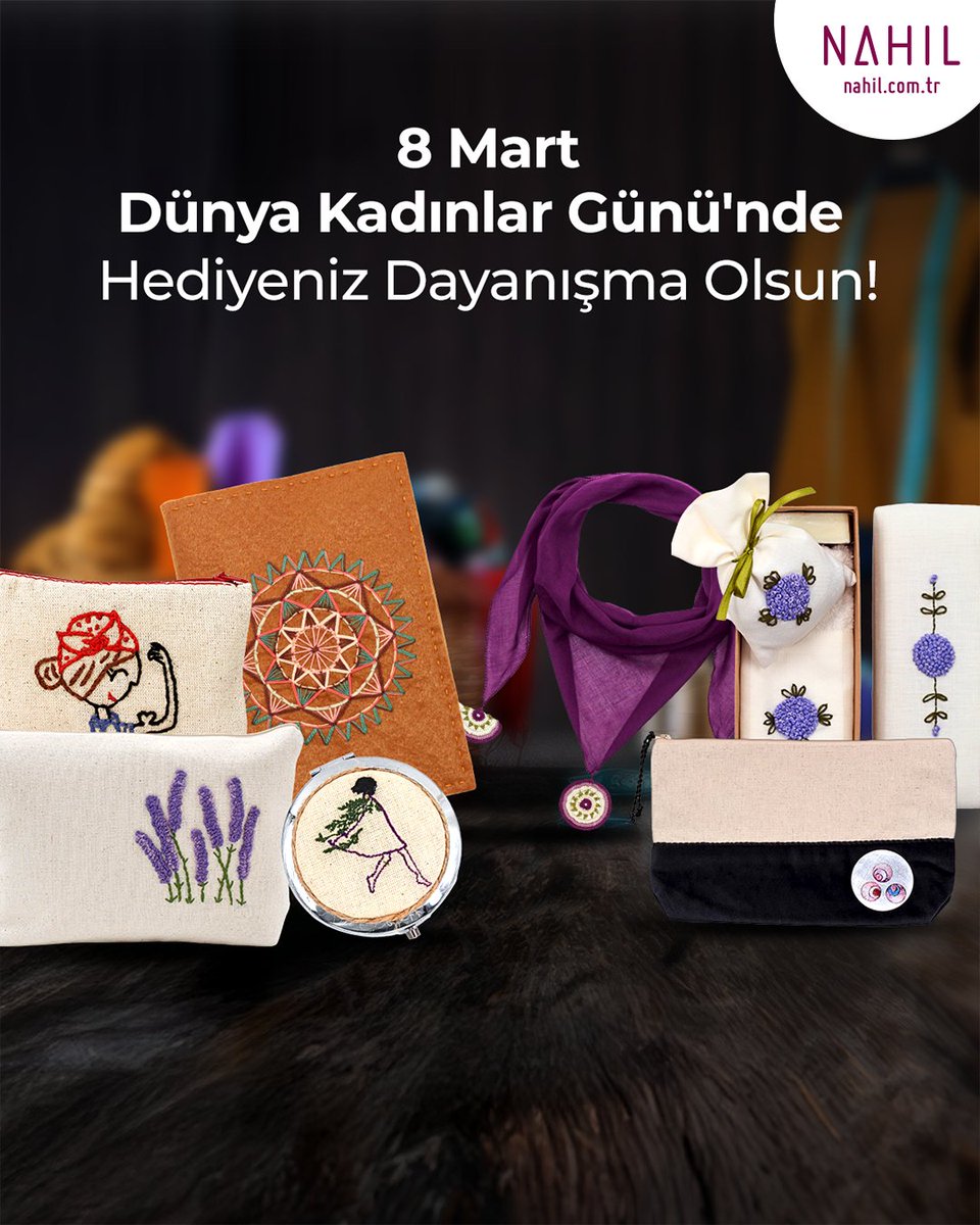 8 Mart Dünya Kadınlar Günü hediyenle, kadınların ekonomik ve sosyal olarak güçlenmesine destek ol!

#Nahıl #NahılDükkan #KadınEmeği #KadınKooperatifleri #DayanışmaGüçlendirir #8Mart #DünyaKadınlarGünü #KadınlarGünü