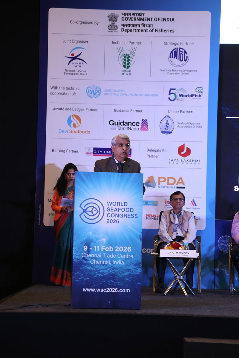 WSF_Congress's tweet photo. 𝐀 𝐋𝐚𝐧𝐝𝐦𝐚𝐫𝐤 𝐆𝐚𝐭𝐡𝐞𝐫𝐢𝐧𝐠 𝐂𝐨𝐦𝐞𝐬 𝐭𝐨 𝐚 𝐌𝐞𝐦𝐨𝐫𝐚𝐛𝐥𝐞 𝐂𝐥𝐨𝐬𝐞 
World Seafood Congress 2026 concluded yesterday after three impactful days of insightful sessions 
#WorldSeafoodCongress2026 #WSC2026 #SeafoodCongress #ValedictoryCeremony https://t.co/L45n2mWU5P