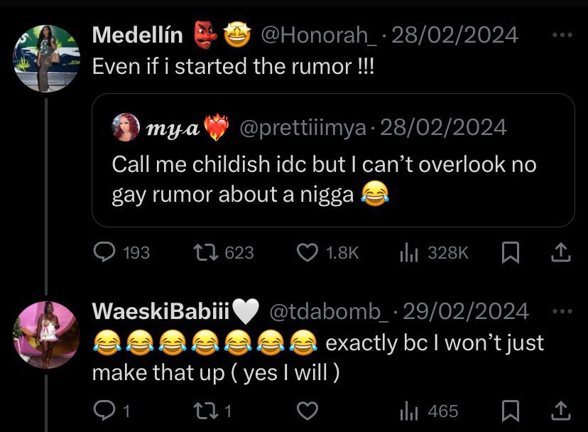 KingLohengramm's tweet photo. #DrUmarsQueens believe you’re gay/hate yourself/mama if you’re with Mary/Maria/Mei because why don’t you want a queen?! It’s giving homo
They’ll start the rumour &amp; believe it themselves
Their one sided beef will also somehow have them prefer you actually be gay than be with Emily https://t.co/9YuoHw3NBI