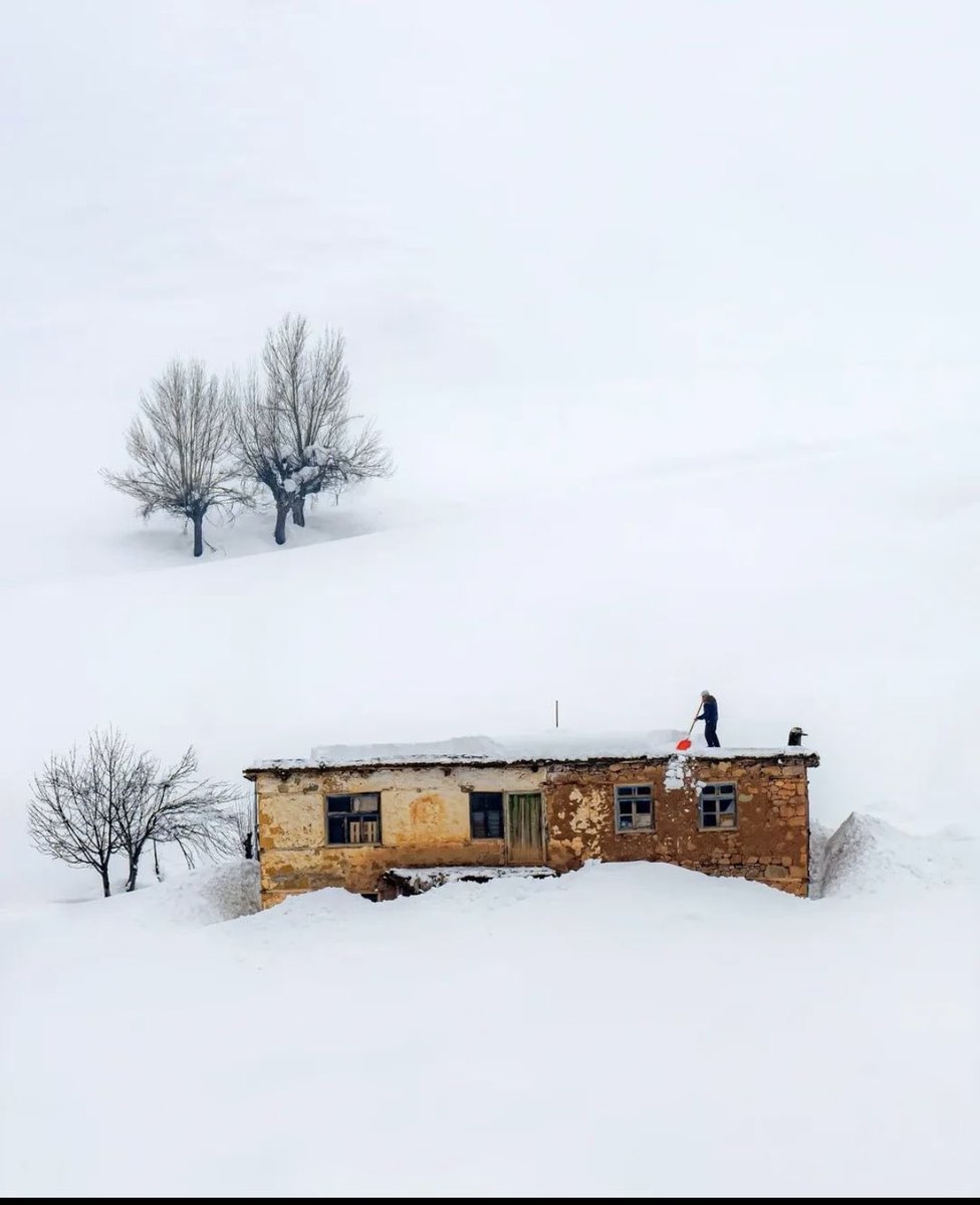 Dört yön,onaltı rüzgar
   Ve yedi iklim beş kıta
   Kar altındadır.

Resim malik kaya Dersim