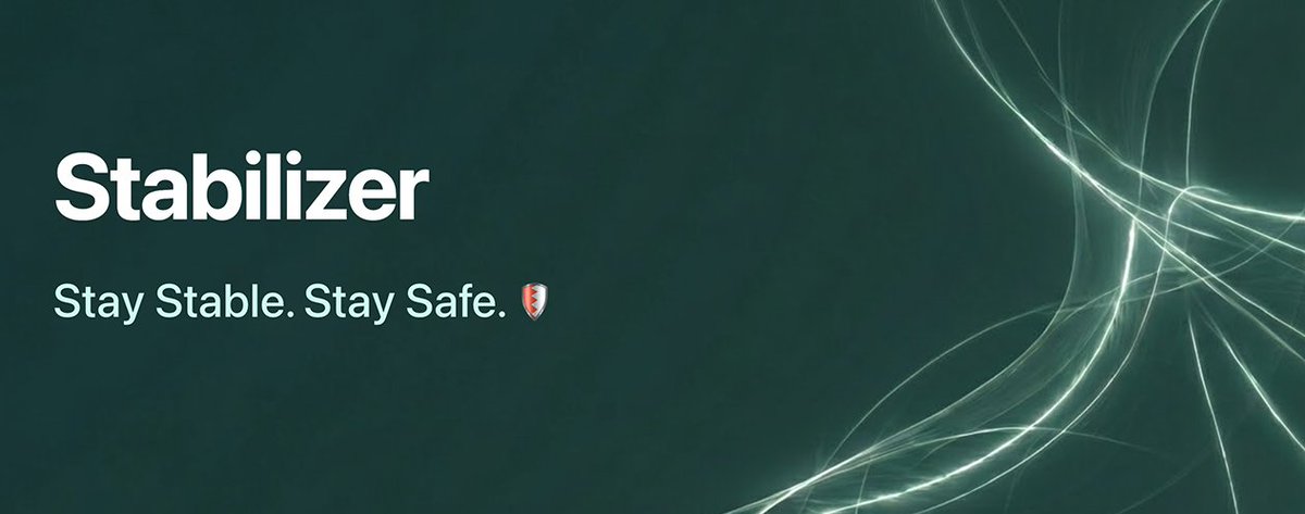 A reminder to our community 👇

Our only official website: stabilizer.finance

All social links are there. Always cross-check announcements before taking action.

We do NOT have a token. Anyone promoting one is a scammer.

Beware of impersonators. 🛡️
