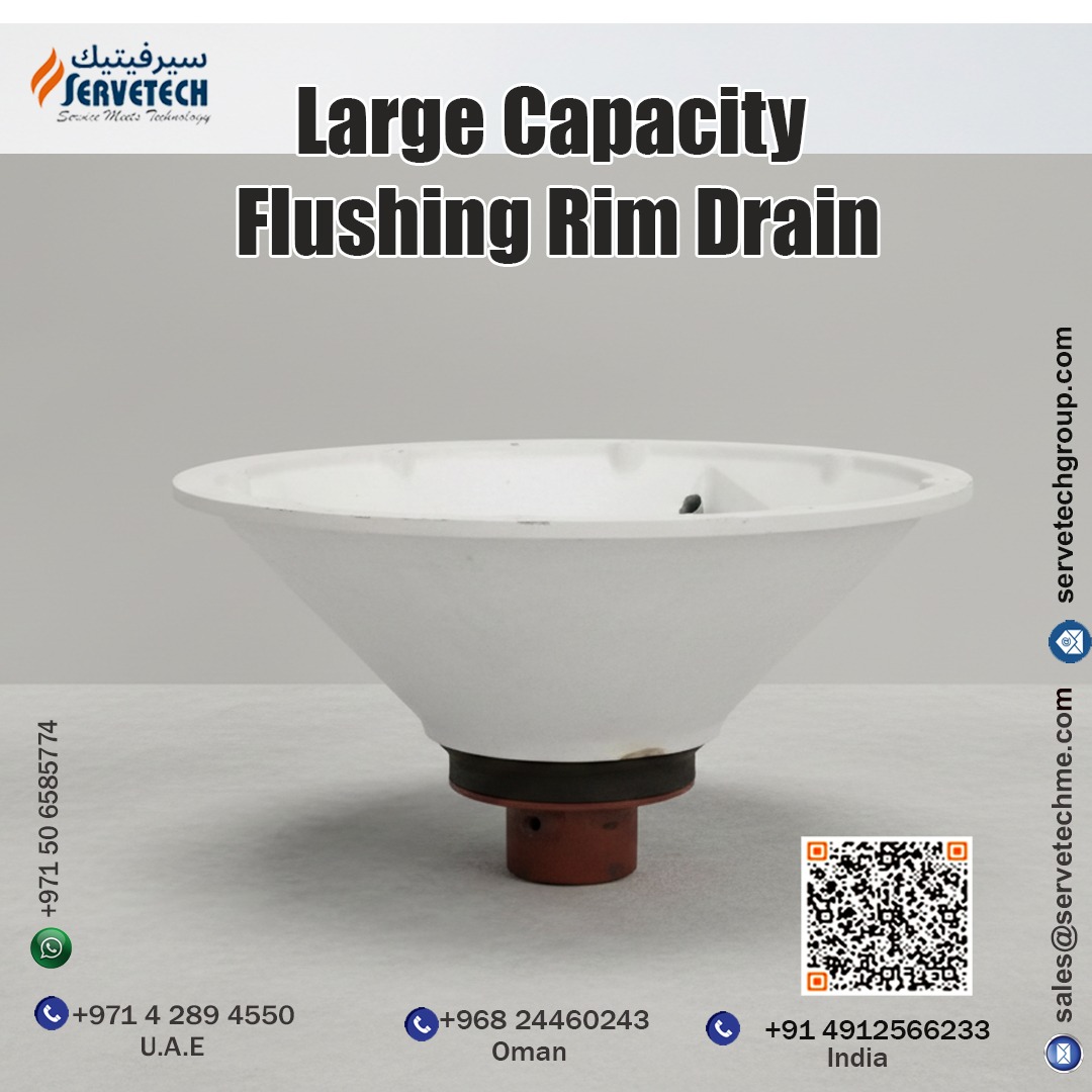Servetech_'s tweet image. 🚿 Large-Capacity Flushing Rim Drain — 25" (635 mm) square for massive flow. White acid-resistant epoxy-coated cast iron, 24" nickel-bronze grate &amp;amp; built-in 1" flushing connection for fast, sanitary cleaning. ✨🧼

#FloorDrain #Sanitary #Servetech