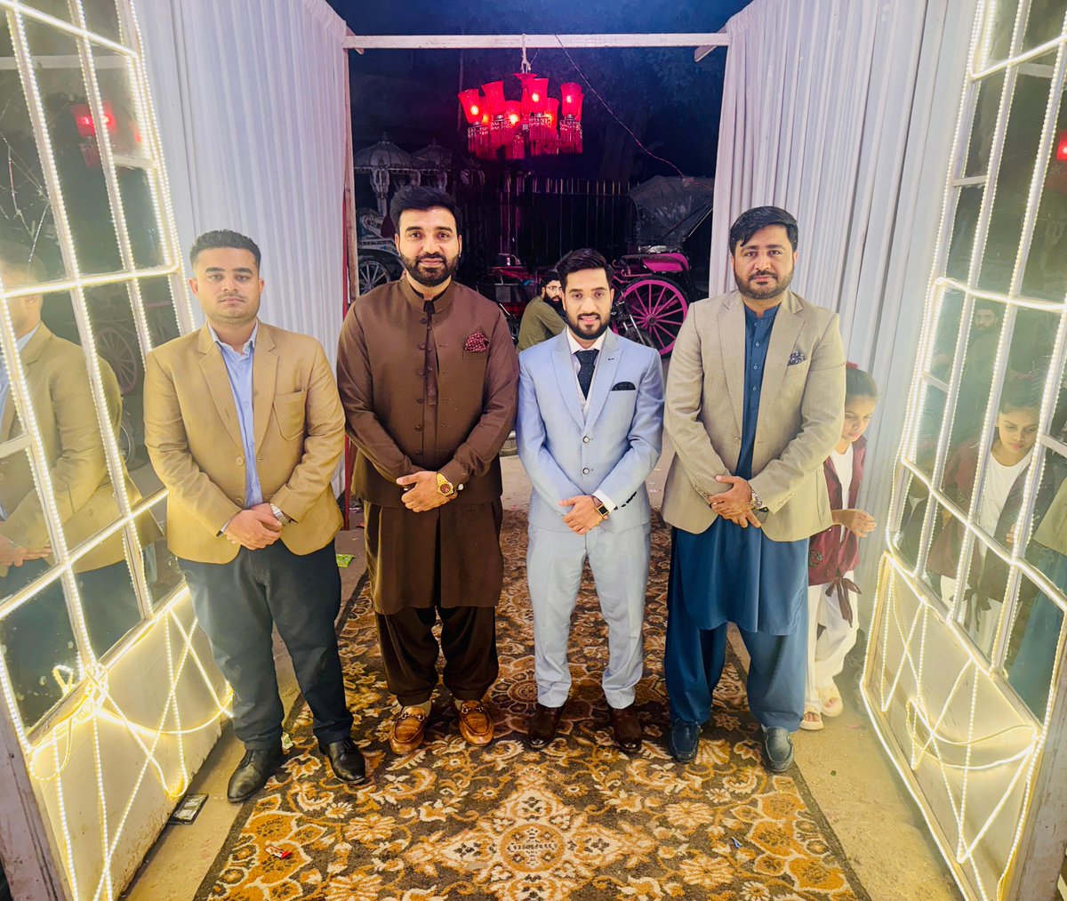fahadali_butt's tweet photo. I attended the Valima ceremony of Abdullah Farid Son of Kamran Fareed Haji Baba in my constituency #PS110 #DistrictSouth .
#PMLN #fahadalibutt #Sindh
#PS110 #Community #2k26 https://t.co/Vjl23pySR0