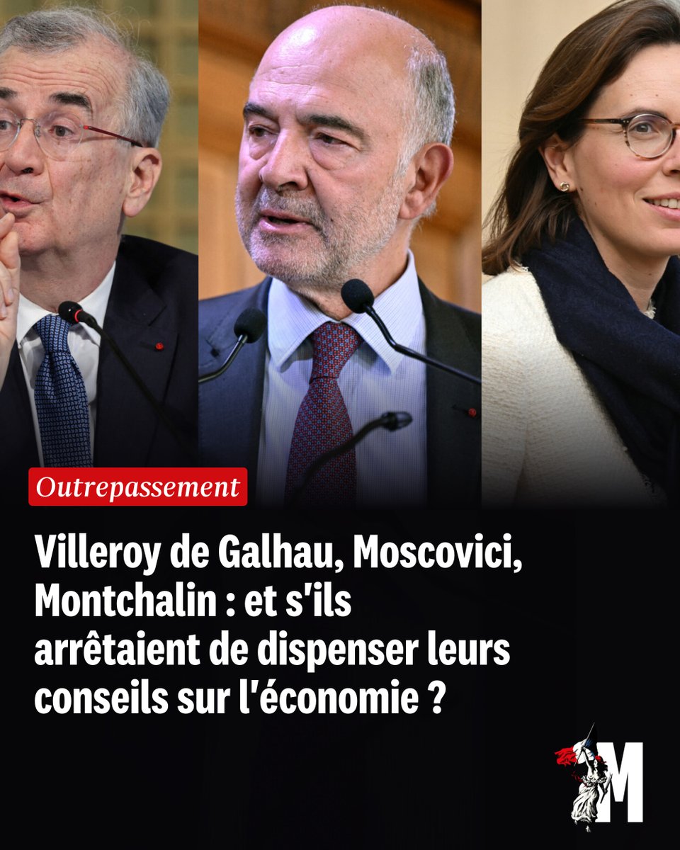 Villeroy de Galhau, Moscovici, Montchalin : et s'ils arrêtaient de dispenser leurs conseils sur l'économie ?
➡️ l.marianne.net/GD