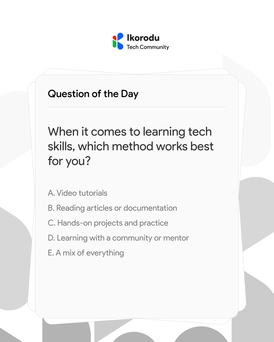 Ikorodu tech community tweet media