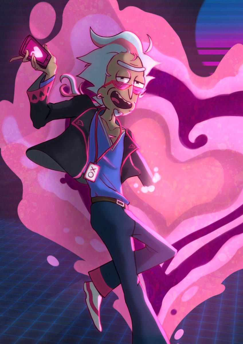 oviiirawr's tweet image. Pink heart portal, 'tacky?' Do you *want* my help, or not? Yeah. That's what I thought.

SO EXCITED #rickfinderrz #rickandmorty #fanart