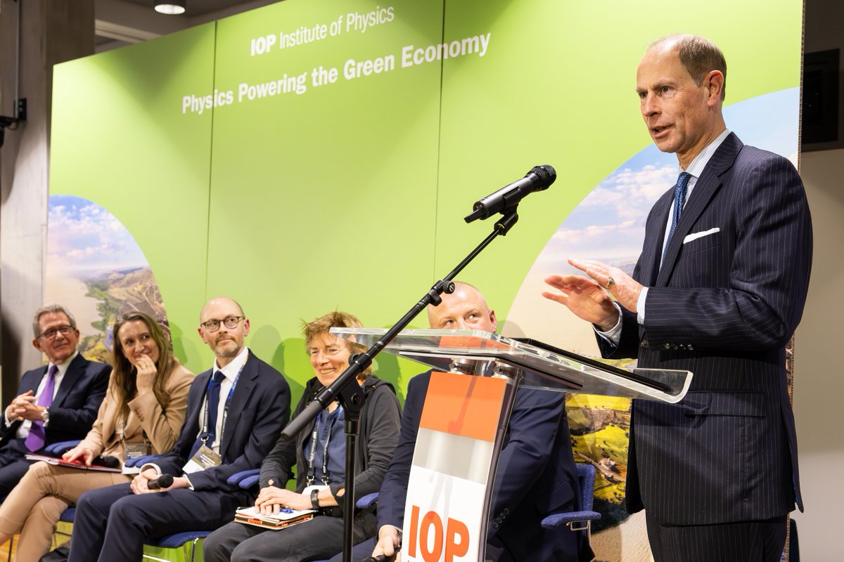 TokamakEnergy's tweet photo. Our first tokamak, ST25‑HTS, became a real talking point as the centrepiece exhibit at the recent Institute of Physics ‘Physics Powering the Green Economy’ Reception, attended by HRH The Duke of Edinburgh.

The Royal reception at IOP’s King’s Cross headquarters was held in celebration of the crucial role #physics performs in tackling the climate crisis.

As part of this effort, the IOP has published ‘Unleashing Physics to Power the UK Energy Sector’, highlighting the physics research and innovation driving new solutions. This event helped bring some of those ideas to life, and Tokamak Energy was one of the innovators invited to present our latest advances. 

HRH The Duke of Edinburgh praised the “imagination and creativity” of the companies exhibiting, and spent time discussing our #fusion and #superconducting technologies with co-founder David Kingham and Head of Magnet Systems Development Rod Bateman.

ST25-HTS was the first spherical tokamak built with a full set of new generation high temperature superconducting (#HTS) magnets. In 2015, it sustained a 24-hour plasma pulse, proving the potential of HTS technology in the quest to deliver clean, limitless fusion energy. In December, Tokamak Energy was presented with a prestigious IOP Business Innovation Award for our work developing compact, powerful, robust, and quench-safe HTS technology.

You can still see ST25-HTS on display. It will remain in the IOP reception area throughout February.

@PhysicsNews 

#Fusion #FusionEnergy #Superconductors #HighTemperatureSuperconductors #Innovation #Limitless