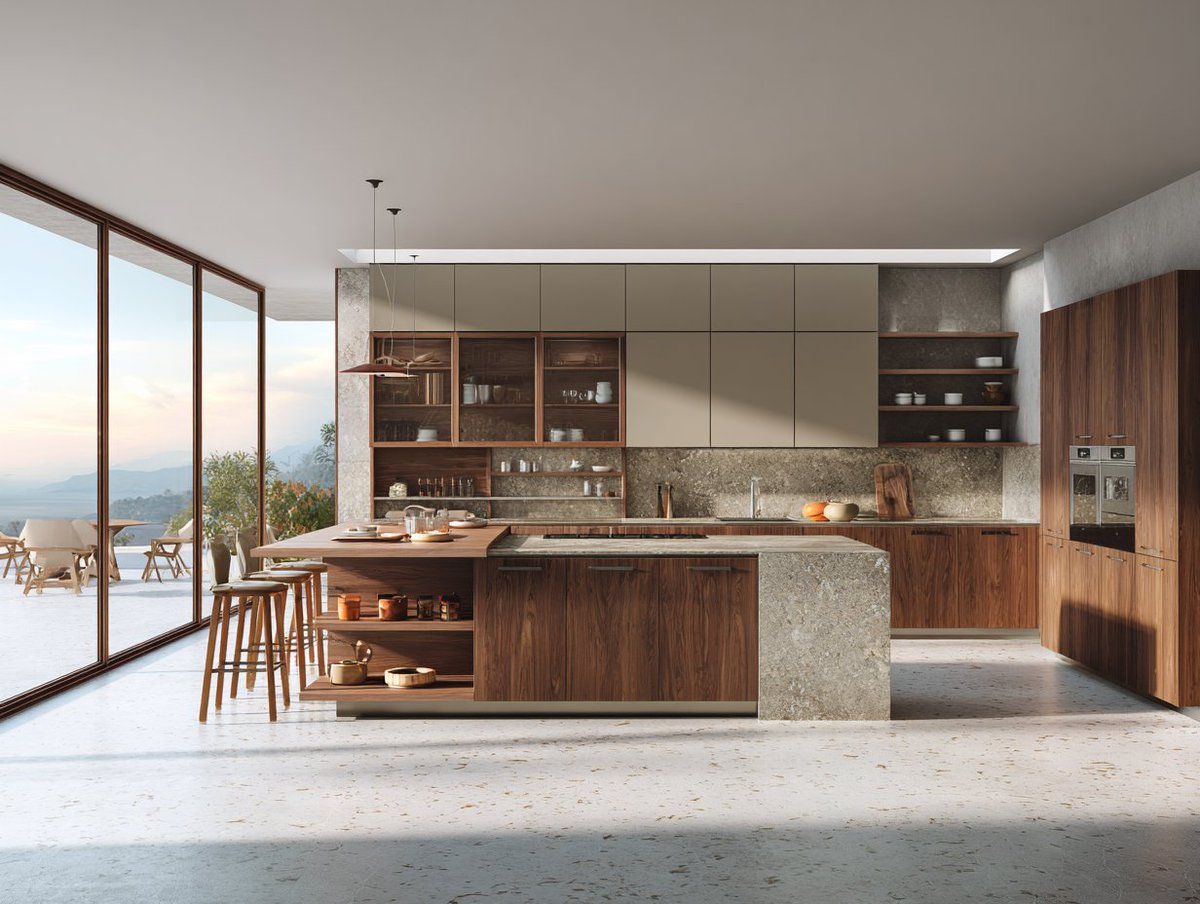 CabinetDIY's tweet image. DIY cabinets, designer finish 🤎 Rich wood tones, sleek modern lines, and a high-end look for less. 
#DIYKitchen #CabinetDIY #ModernDesign #HomeRenovation