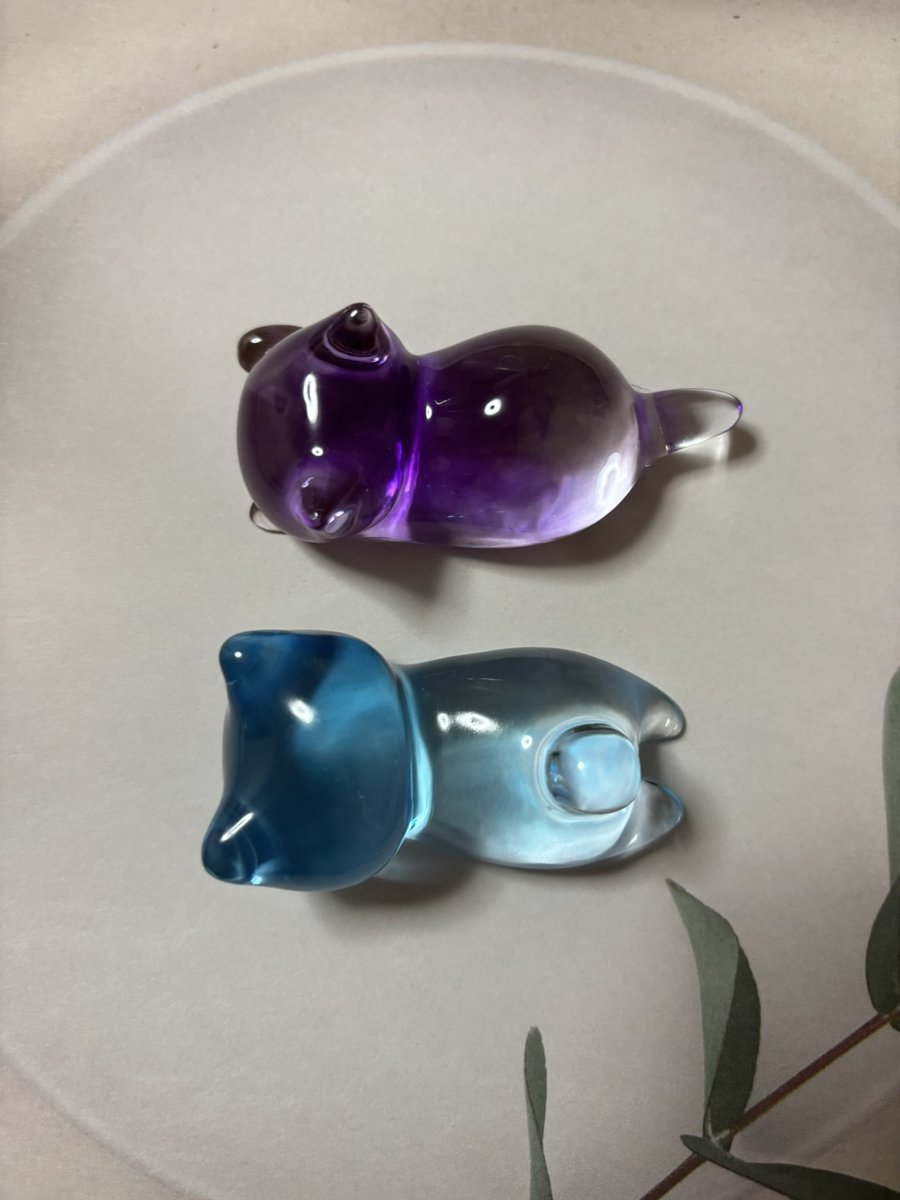 猫ちゃんの箸置きオーダーしていただきましたฅ( ˙꒳​˙ ฅ)♡ 可愛くでき