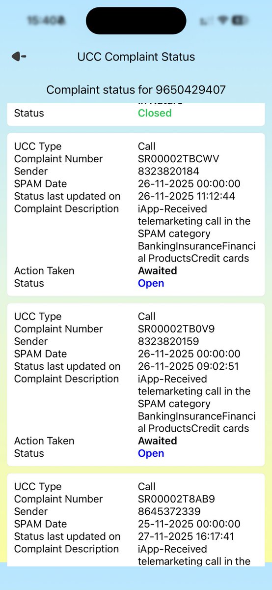 magrawal26's tweet photo. @JioCare This is the condition of @reliancejio totally fed up with spam calls. And @reliancejio seems a bull shit against spam calls.  Third class. https://t.co/j9sZajbzqb