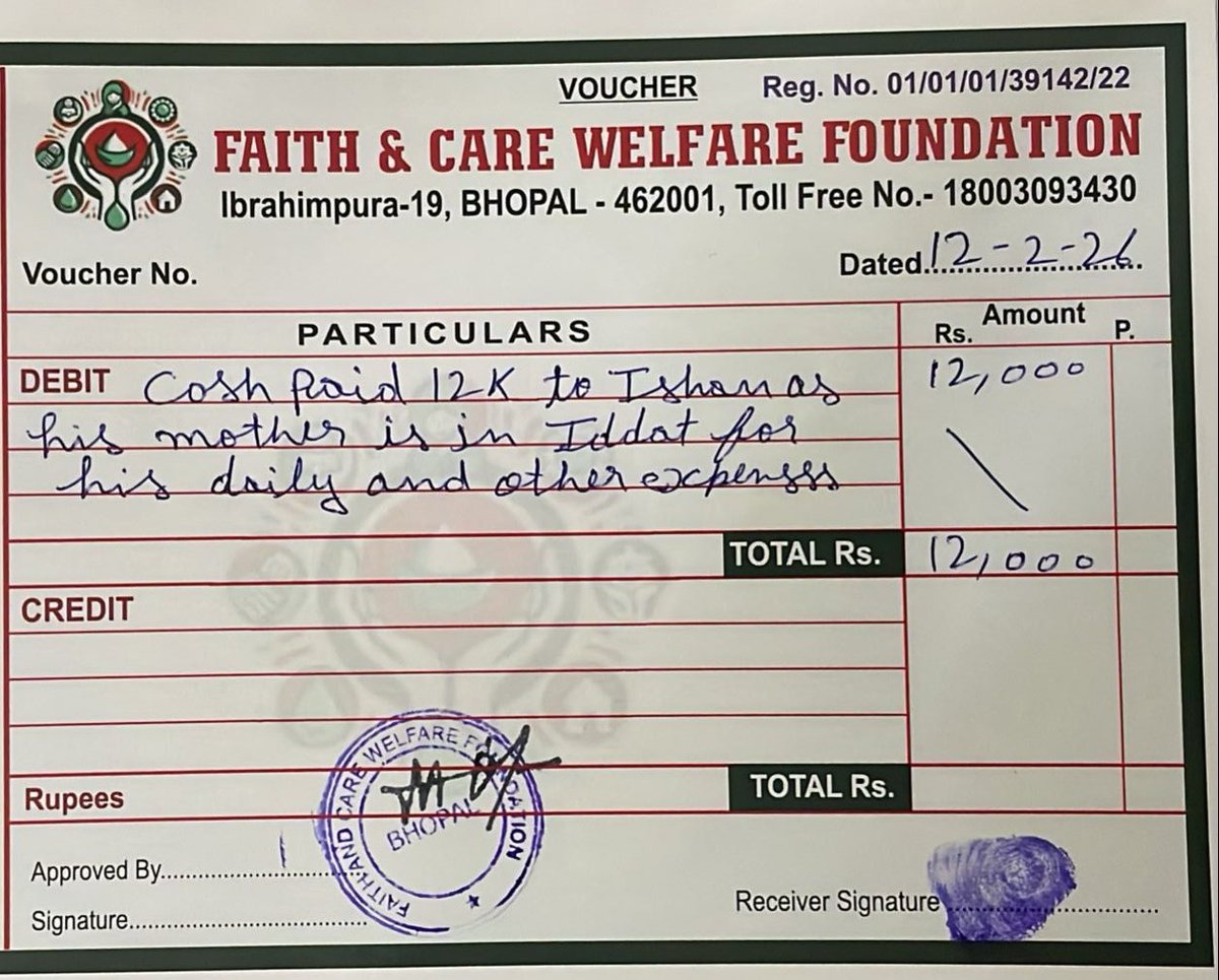 This fundraiser is successfully closed now 🤗.

Cash 12K to Ishan as his mother is in Iddat for his daily and other expenses.

Cash given 10K to Uzaif &amp; Samad for their 2 months rent, electricity and other expenses❤️.

Thank you donors for trusting us and supporting  🙏