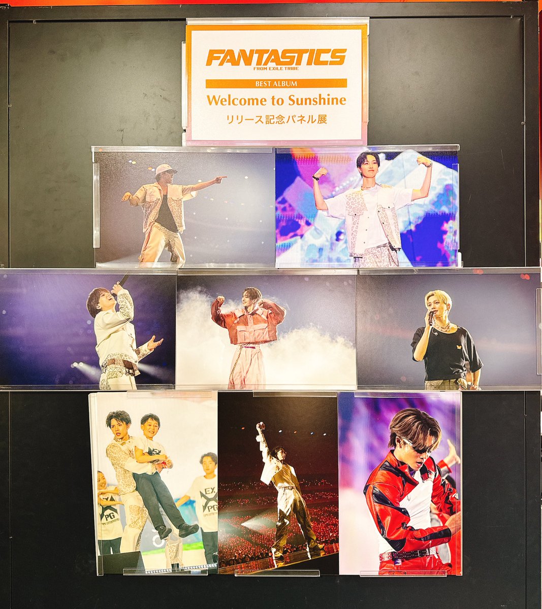 渋谷タワレコでパネル見て出ようとしたら世界さんと颯ちゃんがきました