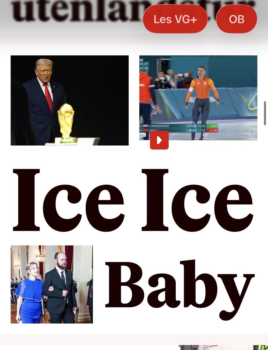 VG er i døtten for ti’a, altså👇🏻