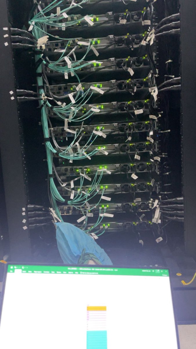 L’un de mes 1e projets y’a 4ans.Déploiement de l’un des premier et plus grand plateforme de Cloud Opérateur du pays dans 5 Datacenter différent.Pour chaque site,30 serveur host+14 serveur stockage de 30To/chacun+8 Switch,4 firewall…Au final +200VM et VNF intégrés.C’était la 5G🥹