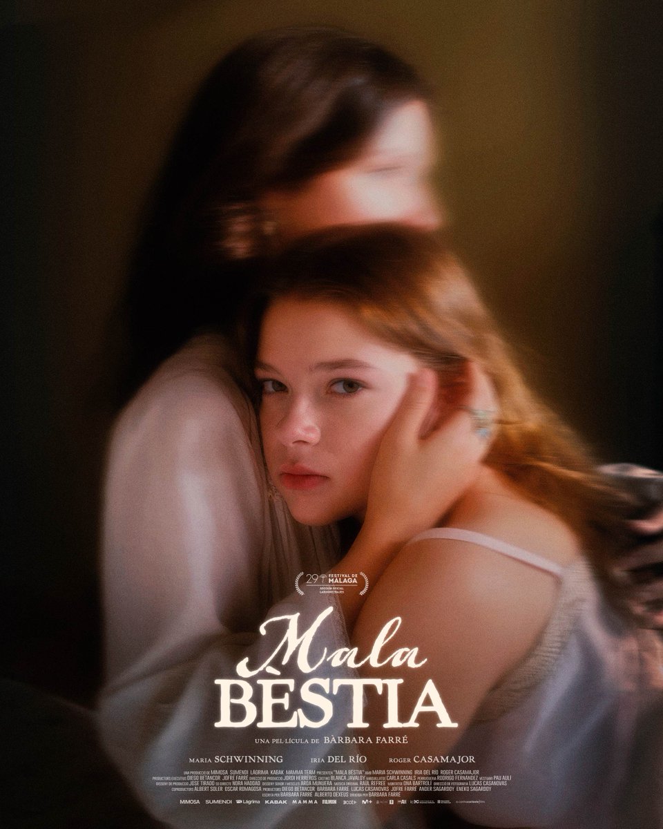 acontrafilms's tweet photo. 🌿 #MalaBèstia, la ópera prima de Bàrbara Farré, formará parte de la Sección Oficial del @festivalmalaga.

Protagonizada por Iria del Río, Roger Casamajor y la debutante Maria Schwinning, la película llegará a los cines el 31 de julio de la mano de A Contracorriente Films.

Una producción de Mimosa Produce, Sumendi, Lágrima Films, Kabak Films y Mamma Team, con la participación de 3Cat, Filmin y Movistar+.

¡Nos vemos en Málaga! ✨

#FestivalDeMálaga #MalaBèstia #BàrbaraFarré