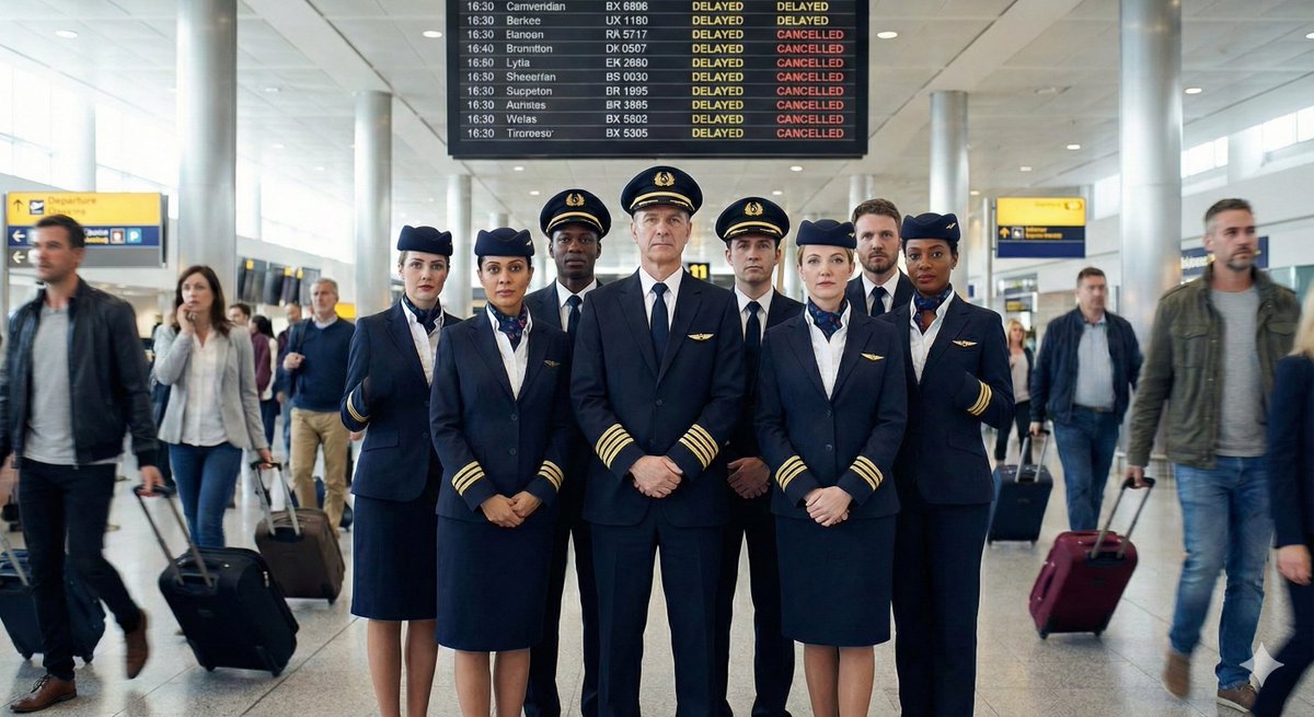 theairhelper's tweet photo. Lufthansa pilots and cabin crew to strike on 12 February, disrupting flights in Germany. Affected flights are eligible for compensation. Check if you're eligible here https://t.co/Y58VsWFETi https://t.co/LJDKA4yUNo