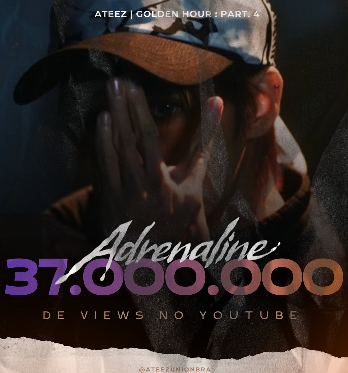 ℹ️ • O MV de #Adrenaline atingiu 37 MILHÕES de visualizações no YouTube!

#ATEEZ #에이티즈 <a href="/ATEEZofficial/">ATEEZ(에이티즈)</a>