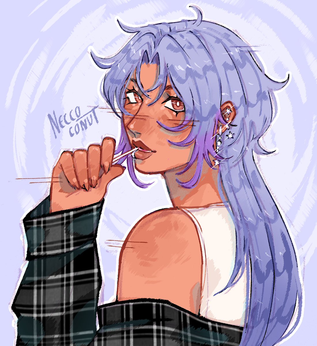 Mais uma comissão para <a href="/Lica_libs/">Libni Caroline Lemos</a>!!! 
Amo os olhos dessa oc<33
#fypviraltwitter #arte #ArtistOnTwitter #comissão #desenho