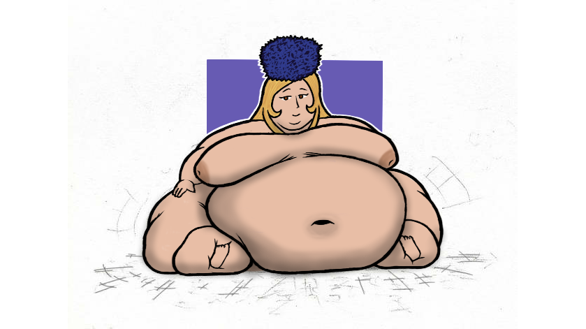 Maetel but bigger

I don't do immobile/blob art much, I oughta change that

Char is Maetel from Galaxy Express 999