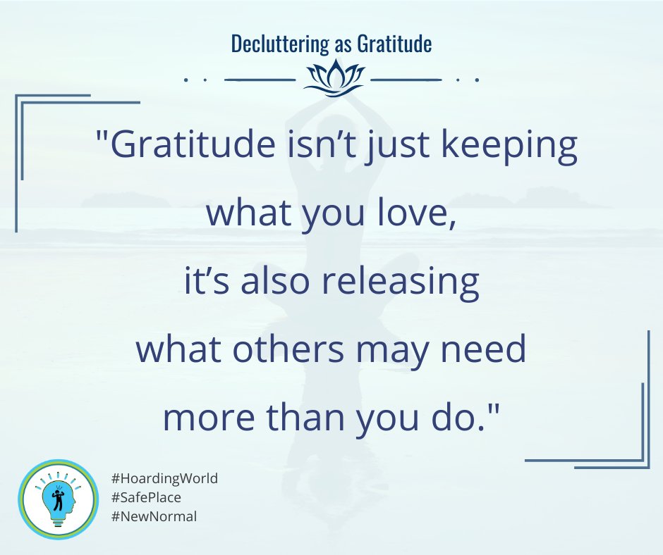 “Gratitude isn’t just keeping what you love — it’s also releasing what others may need more than you do.” 💛
Gratitude doesn’t mean holding on to everything.
Sometimes it means appreciating the item… and then letting it go.
#OrganizeYourLife #HoardingWorld #AskAngelaBrown