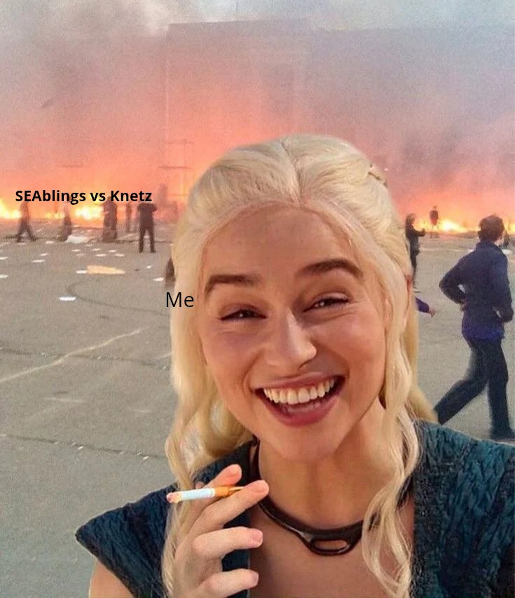 Gw ngikutin SEAblings vs Knetz cuma buat numpang ketawa doang 😭😭