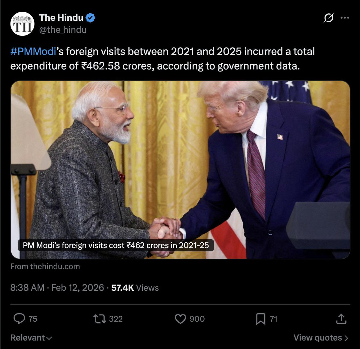 TheDeshBhakt's tweet photo. Modi Ji spent more taxpayer money on his travels, than the Mangalyaan Mission to Mars. Yet India finds herself more isolated than ever in the global stage.
This is the power of true fuckiri... https://t.co/fOPvlBVe23