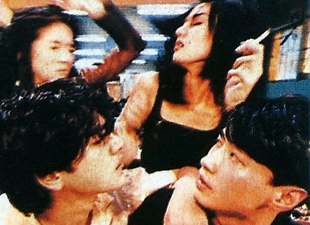 on the set of fallen angels (1995)