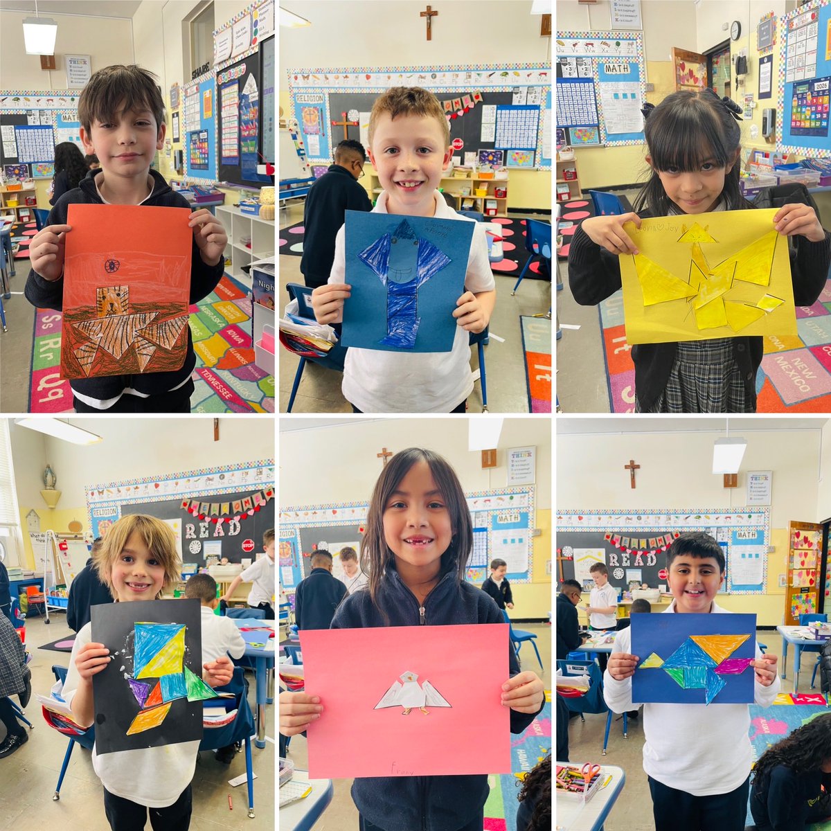 MrsBrady_ICS's tweet photo. 2nd graders + tangrams + Math-a-Thon = math magic! 🧩✨@icschool_online https://t.co/pj9yeGf7yu