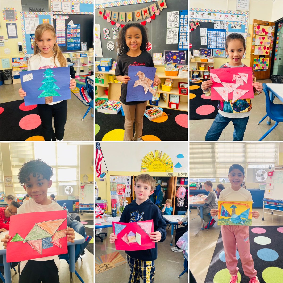 MrsBrady_ICS's tweet photo. 2nd graders + tangrams + Math-a-Thon = math magic! 🧩✨@icschool_online https://t.co/pj9yeGf7yu
