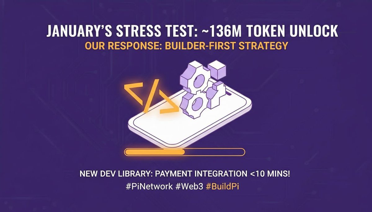 Flexl0y's tweet photo. 🚨 STRESS TEST ALERT 🚨
~136M Tokens unlocked.
Our Response: Builder-First Strategy 💡
Prioritizing developers, apps, and ecosystem growth to strengthen Pi Network for all Pioneers.
#PiNetwork #PiCoin #Blockchain #BuilderFirst #CryptoCommunity #PiPioneers #Web3 https://t.co/rcphMTrNlh