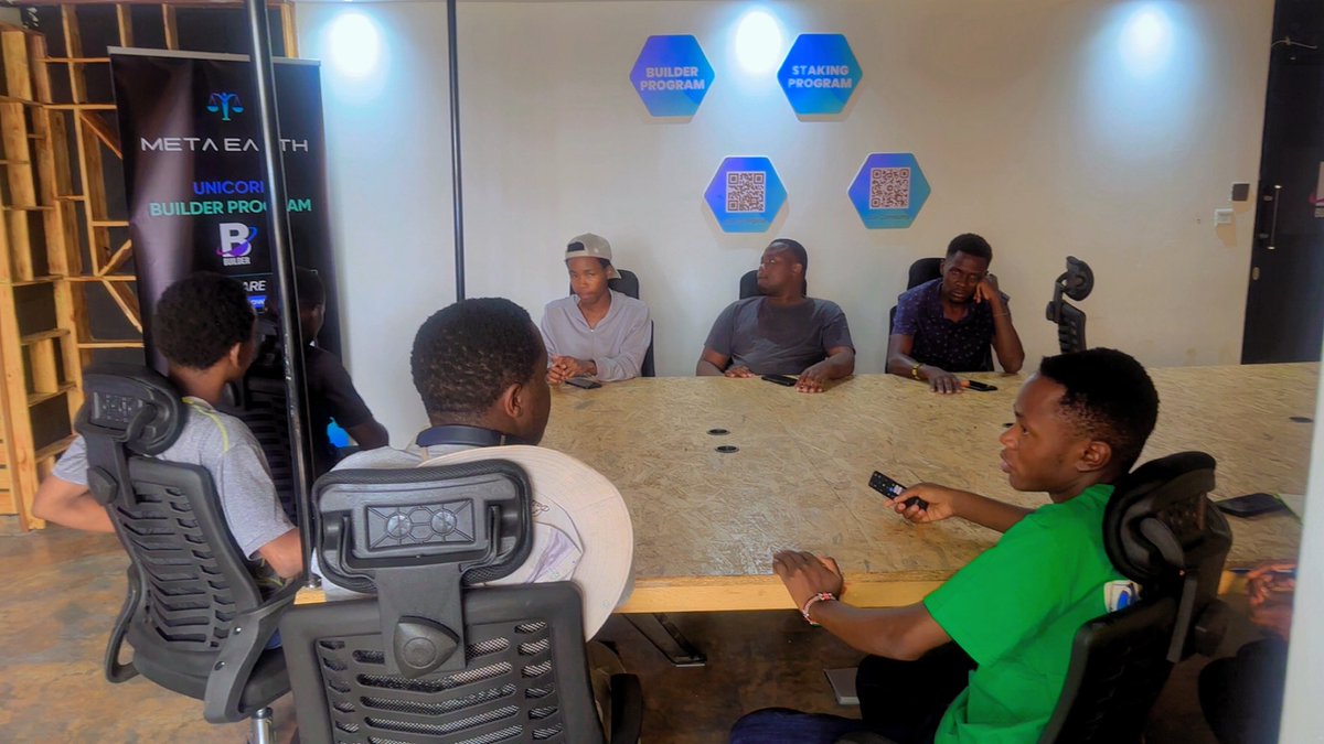 Hosted some solid builders at the Meta Earth office today.

We talked growth. Strategy. Opportunities inside the ecosystem.

If you’re serious about Web3 and you’re in Kenya, don’t just watch from the timeline , come through.

We’re building in real life.

My DM is open if you’d