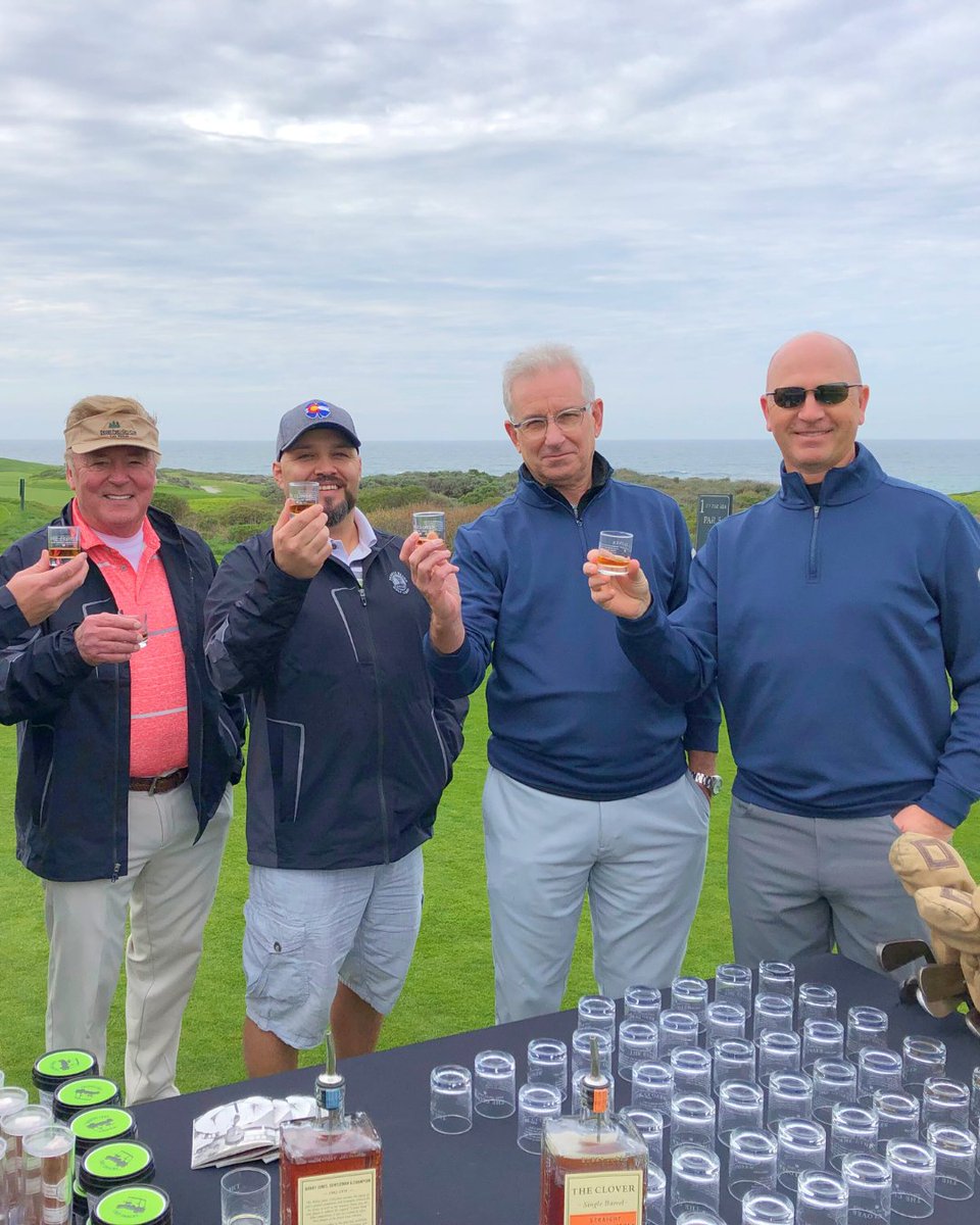 106 yards. Downhill. Straight into the wind. What club are you pulling?🍀

Today, as the AT&amp;T Pebble Beach Pro-Am tees off, we are looking back at our trip in 2022. From the nervous energy on the 7th, to the celebratory pour of The Clover after the round.