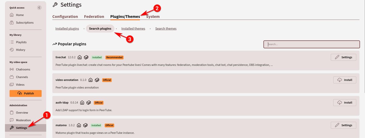 PeerTube INACTIVE ACCOUNT tweet media