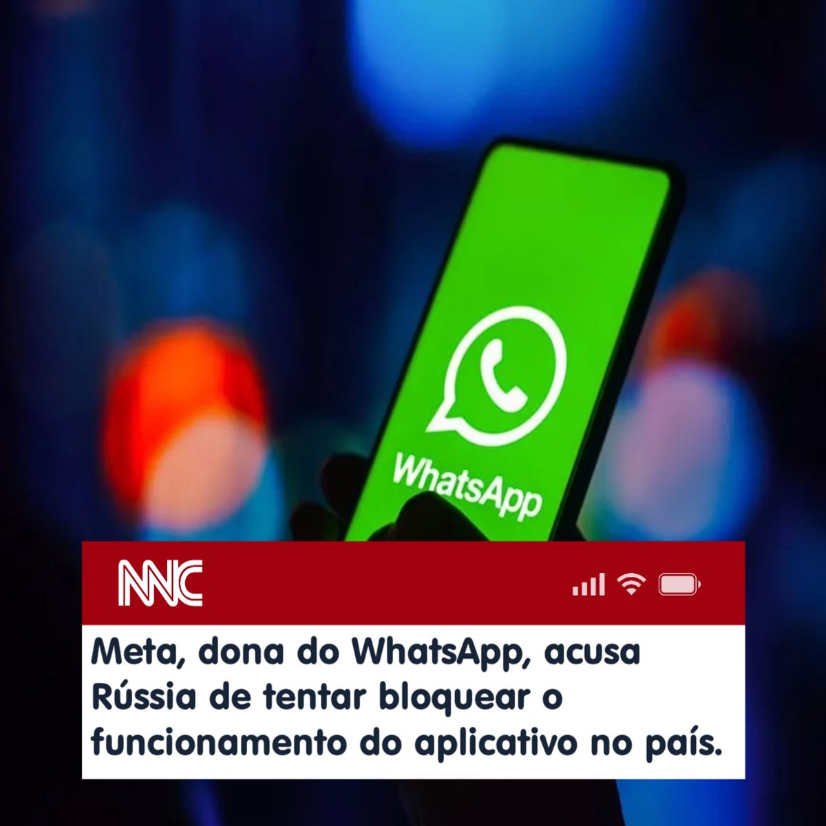 nncfic's tweet photo. Meta acusa Rússia de interferência no funcionamento do aplicativo de mensagens WhatsApp. https://t.co/12IQchwFce