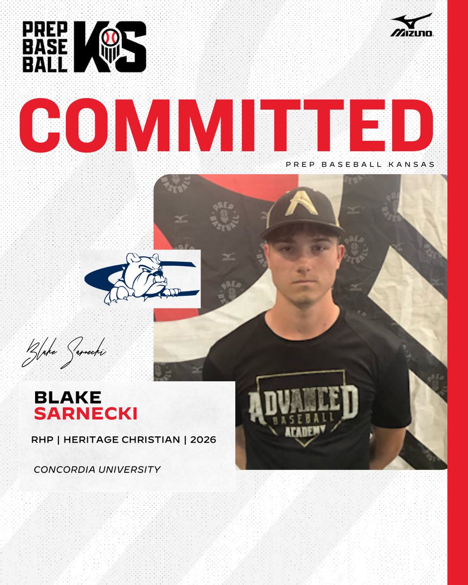 RHP Blake Sarnecki (Heritage Christian, 2026) commits to Concordia University

👤: prepbsbl.com/4kuNR3U