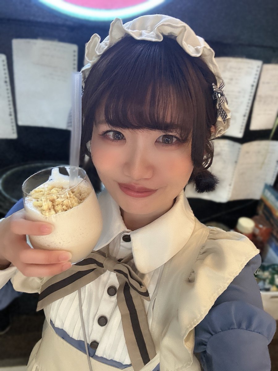 かふぇでした！♡ チェキインスピドリンクありがとっ♡ バレンタイン