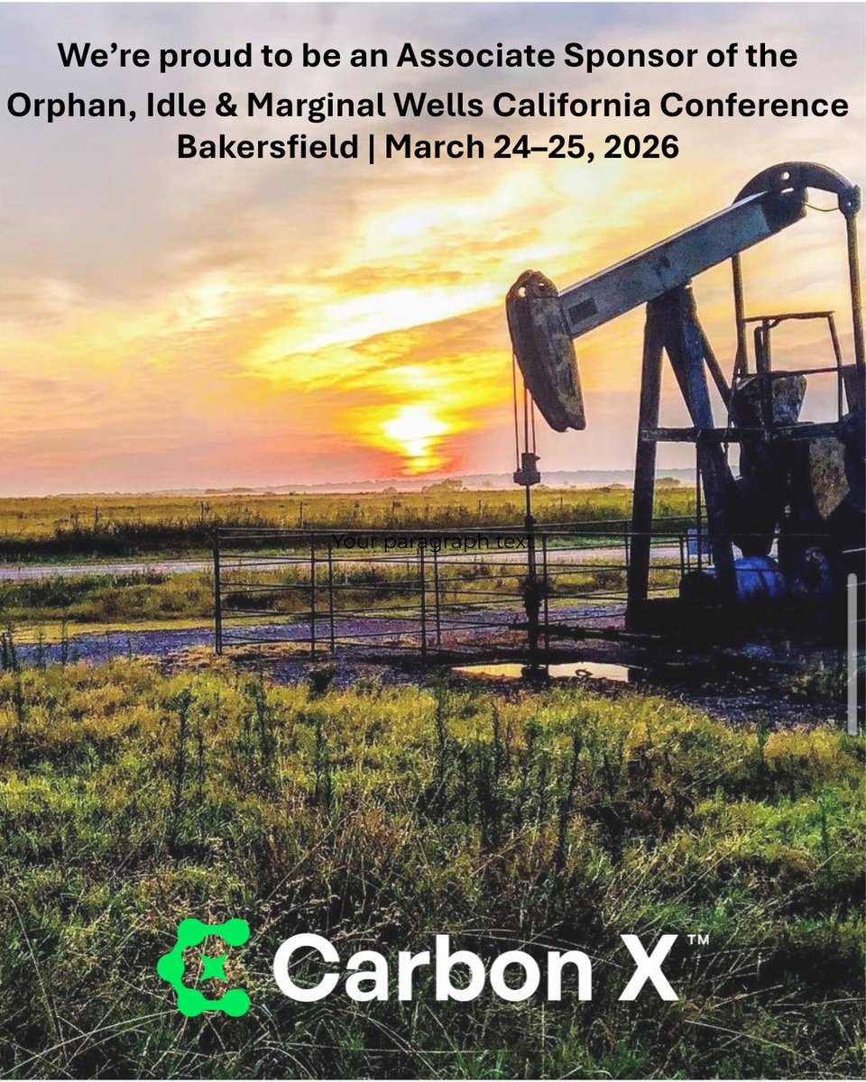 CarbonXCredits's tweet photo. If methane accountability matters to you, this is the room to be in.
Save 20% with CX20
https://t.co/9kDcVXp4LF

#OIWCALI2026 https://t.co/CmXh4yVz0s