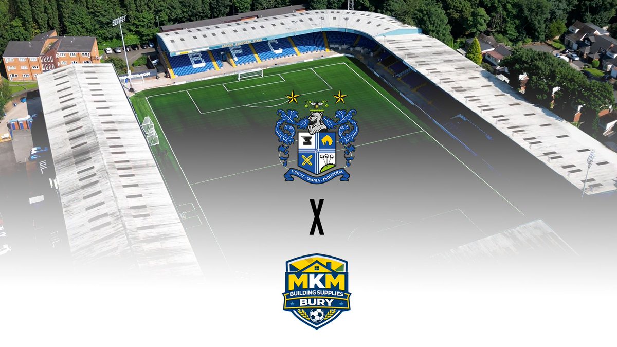 We are delighted to welcome MKM Building Supplies Bury as a new Official Business Partner of Bury FC 🤝

One of the UK’s leading independent builders’ merchants and a valued local business, MKM has a strong presence in the Bury area and a shared commitment to community, teamwork