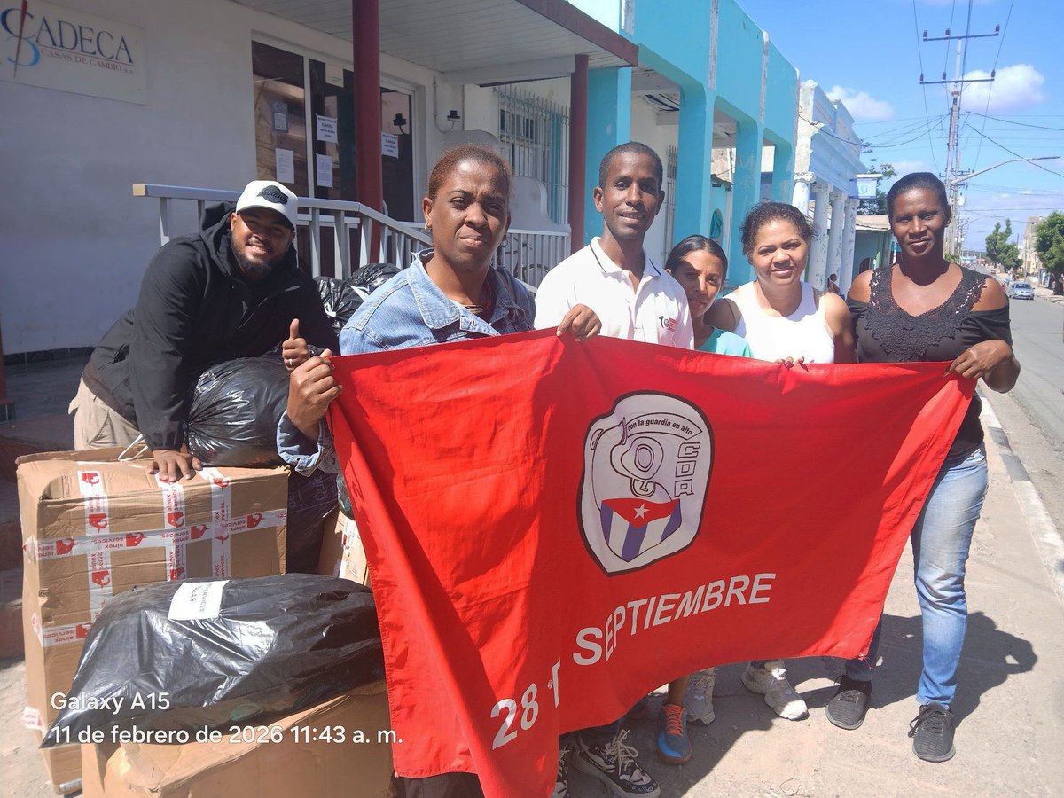 Recibe los CDR de #PalmaSoriano ayuda humanitaria de cubanos radicados en Suiza #UnidosXCuba #CubaNoEstaSola #CubaEstaFirme