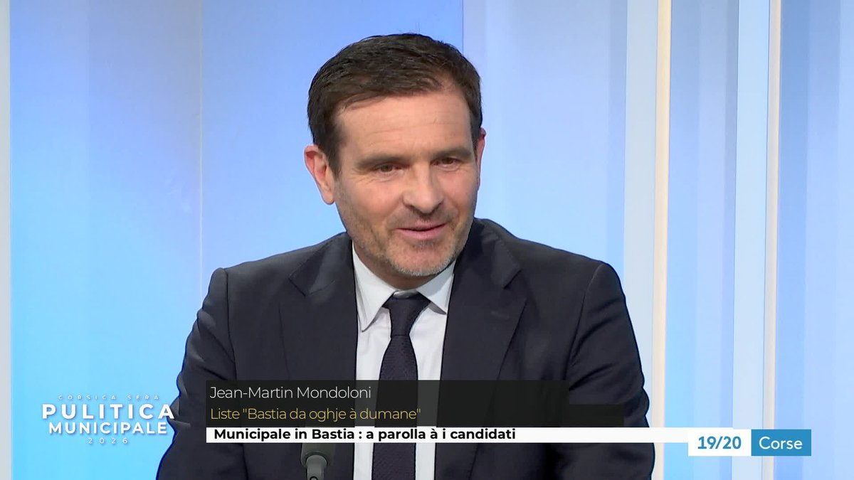 #Municipales2026 à Bastia - Entretien de campagne avec Jean-Martin Mondoloni, tête de liste « Bastia, da oghje à dumane » : youtu.be/ZK5EyWpsiPk