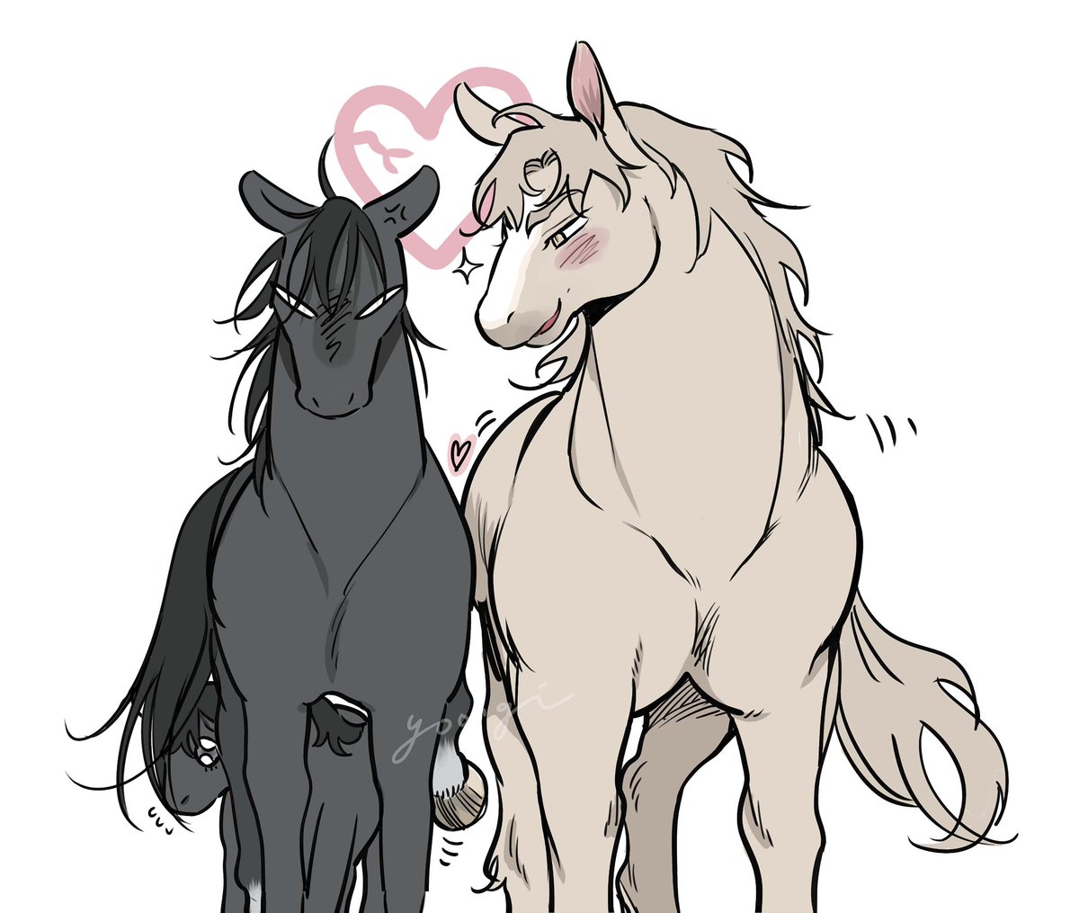 不管畫成什麼動物 呂太洲就是呂太洲…🐴💦