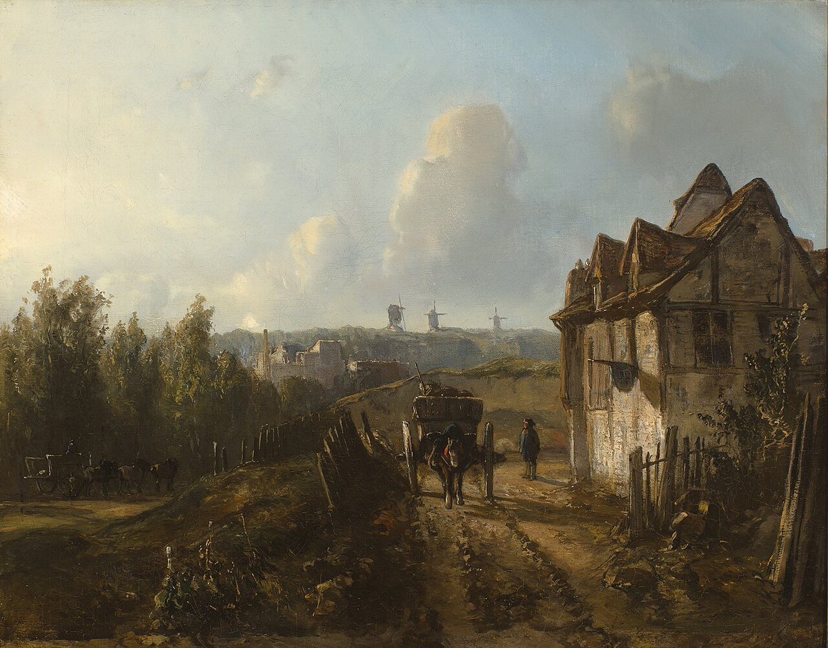 Gezicht op Montmartre.

#Parijs 🇫🇷

🎨 Johan Barthold Jongkind