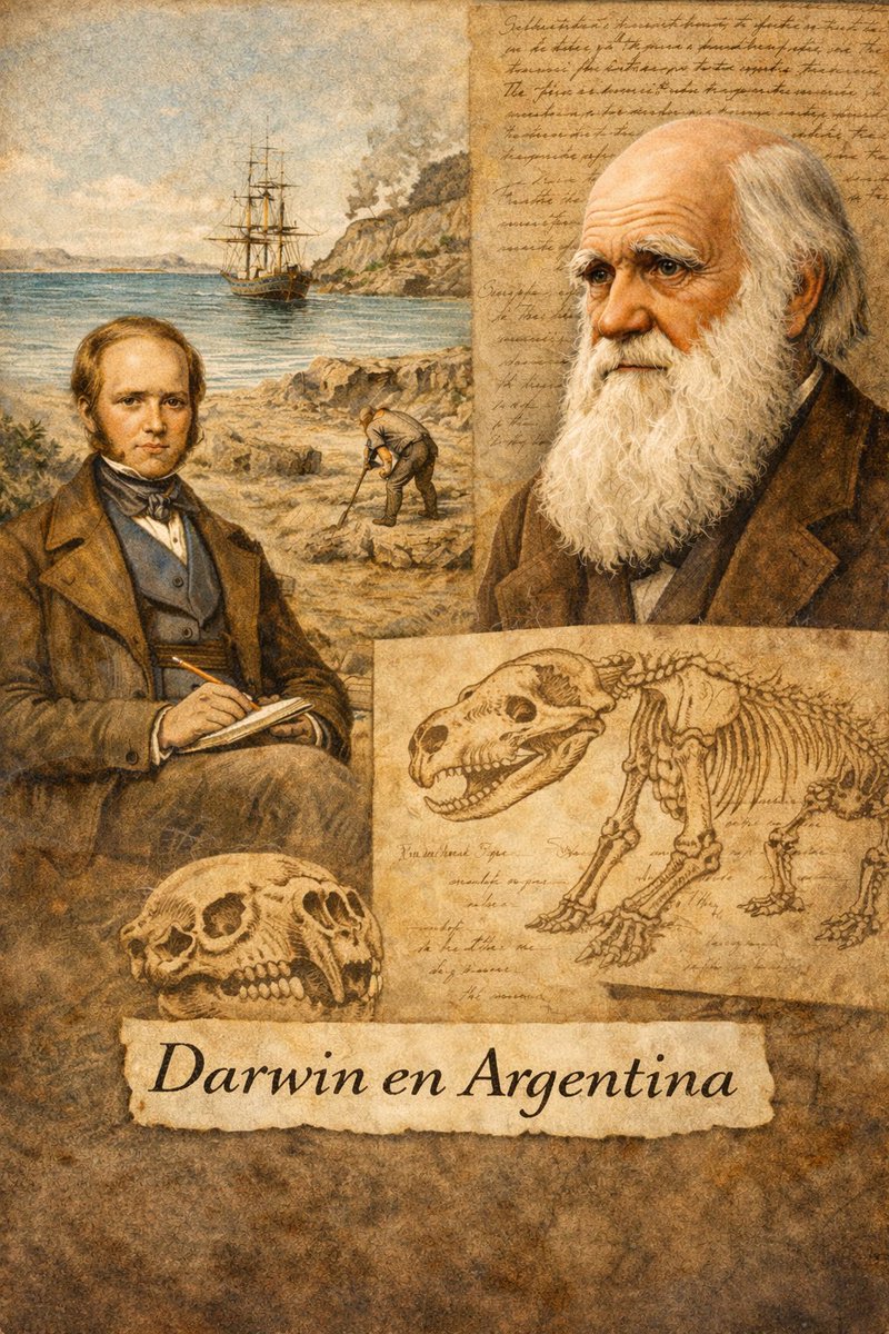 EvoArgentina's tweet photo. Hoy se celebra el Día de Darwin en conmemoración a su natalicio. 
Celebramos su aporte a la ciencia y por eso hacemos disponibles en nuestro canal de Youtube las conferencias magistrales que tuvieron lugar en el II Congreso Latinoamericano de Evolución. https://t.co/VhlajY8fls
