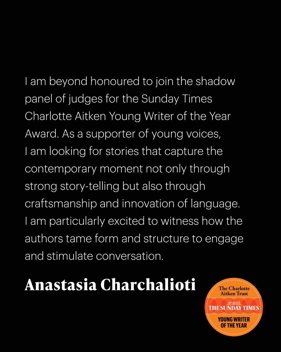 Young Writer Award tweet media