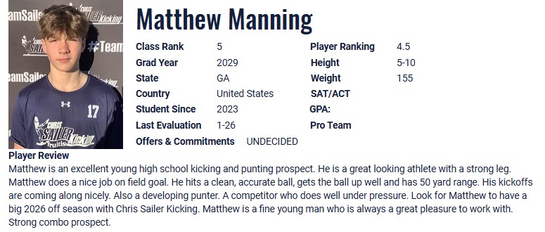Matthew Manning tweet media