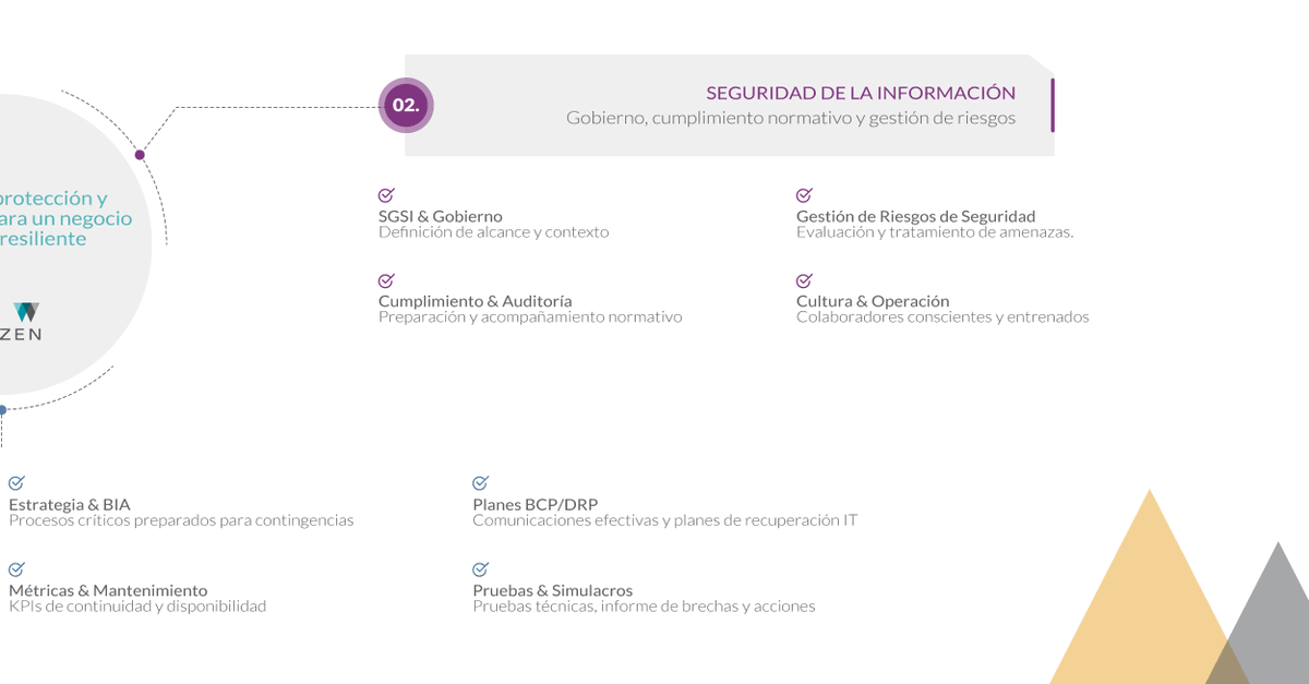 WezenGroup's tweet photo. Desde Wezen ayudamos a las empresas a diseñar, implementar y evolucionar su estrategia de ciberseguridad, integrando gobierno, prevención, detección y respuesta con foco en resultados concretos.

🌐 https://t.co/dcwynq1q4u | 📩 info@wezengroup.com

#Ciberseguridad #IT #ITServices https://t.co/3A33GX1BlV
