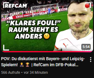 SebMinga's tweet photo. Der DFB macht wirklich viel falsch, aber die Ref-Cam find ich persönlich echt top. Da kriegt man n ganz anderes Feeling für die Situation aufm Platz. Top!
#FCBRBL https://t.co/9V0Y0WaCOl
