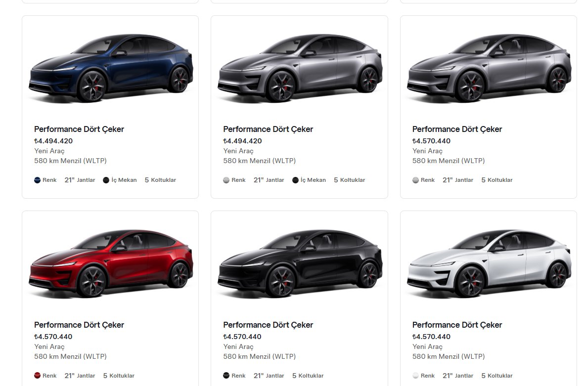 🚨 Envanterde farklı seçeneklerde Performance araçlar mevcut, ilgilenenler varsa envantere göz atabilir.