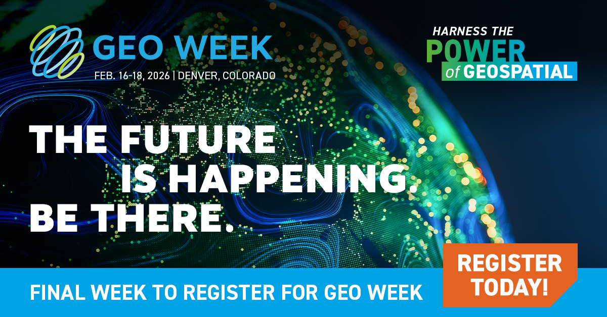 Geo Week News tweet media