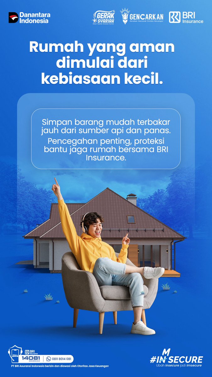 BRINS_Insurance's tweet photo. Rumah yang aman dimulai dari kebiasaan kecil.

Simpan barang mudah terbakar jauh dari sumber api dan panas.
Pencegahan penting, proteksi bantu jaga rumah bersama BRI Insurance.

Download BRINS Mobile

#Imsecure
#BRIInsurance
#BRINSmobile
#MelindungiSetulusHati https://t.co/ilrK9BQaLk